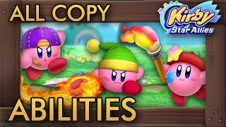 Kirby Star Allies - All Copy Abilities