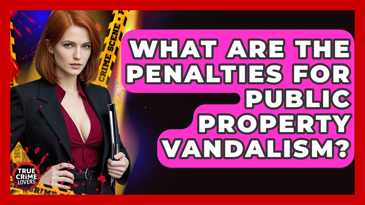 What Are The Penalties For Public Property Vandalism? - True Crime Lovers