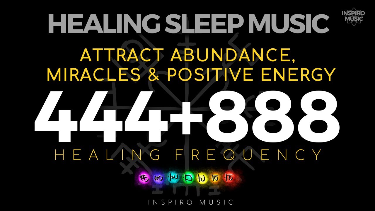 king79 club 888hz + 444hz frequency | HEALING SLEEP MUSIC | Abundance, Miracles & Positive Energy. Black screen