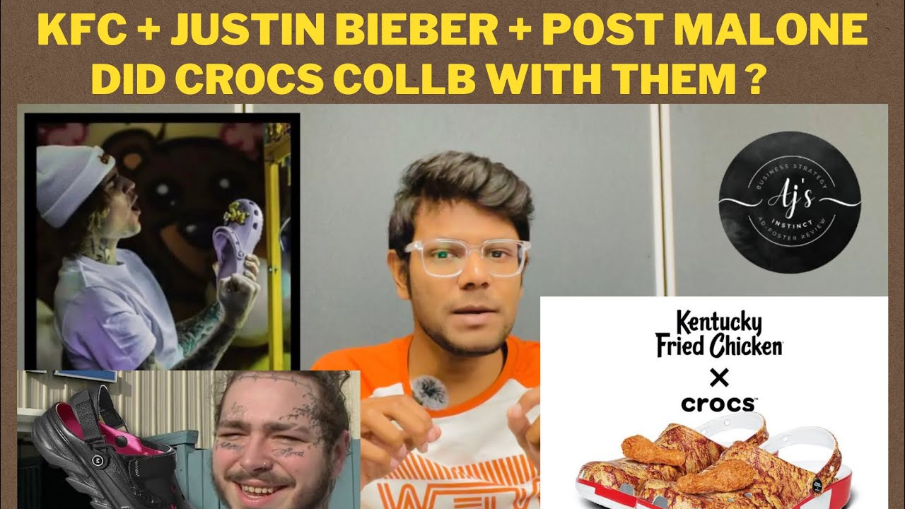 Justin Bieber/Post Malone/KFC Collb with crocs/Crocs வளர்ச்சி ரகசியம்!