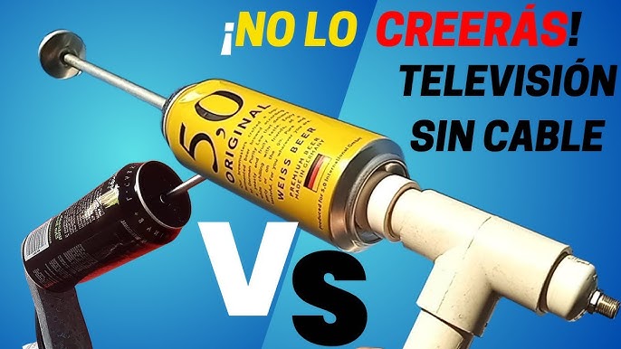 Adiós al tv cable, diseña y crea tu propia antena tv sin gastar un centavo  