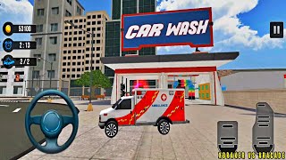 Smart Car wash Workshop: Service Garage 2021 - Ambulance Modern Wash - Best Android Gameplay screenshot 4