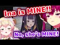 Marine and Nene Fight Over Ina feat. A-chan, Kanata, Miko