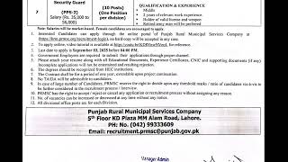 PRMSC Jobs 2025 – Model Villages Project | Apply Online Now