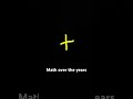 Math over the years#motivationmusic #math #relatable