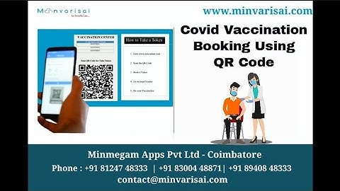 Minvarisai - QR Code Covid Vaccination Token Booking