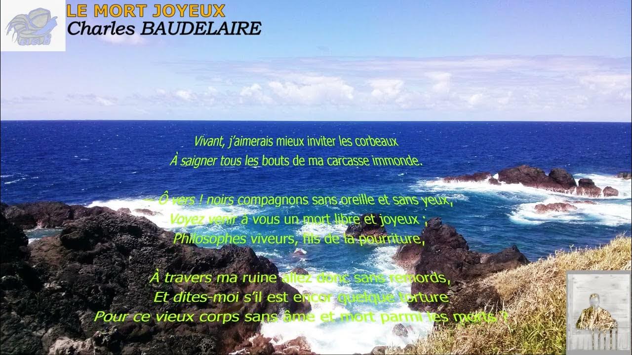 Le mort joyeux. Poème Baudelaire. Spleen et Idéal des Fleurs du Mal. YouTube