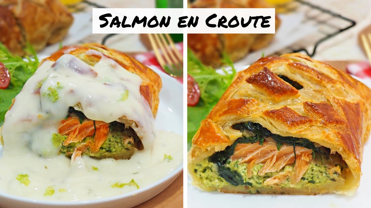 RESEP SALMON EN CROUTE - MASAKAN RESTORAN PERANCIS YG TERKENAL. GAMPANG!