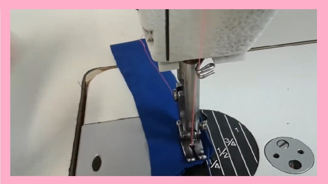 How to ADJUST the TENSION of the straight sewing machine - YouTube