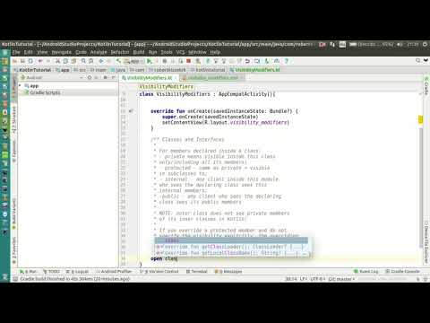 Android Kotlin Tutorial #074 - Visibility Modifiers - Classes and Interfaces