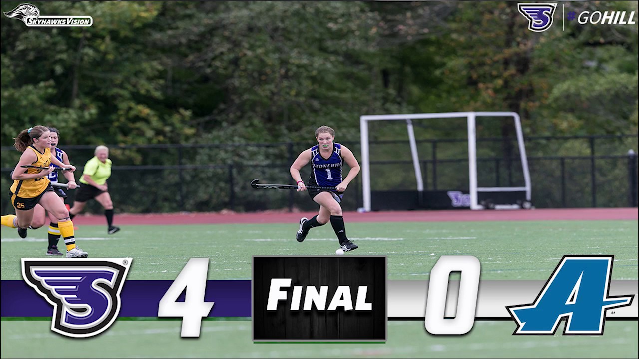 Stonehill Field Hockey vs. Assumption College Highlights and Postgame