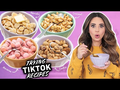 TRYING VIRAL TIKTOK CEREAL RECIPES - Part 3