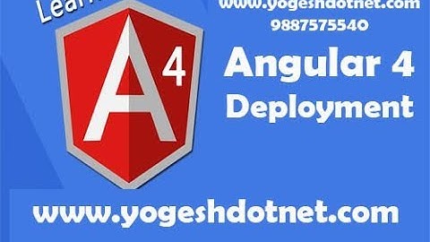 deployment of angular project | angular 4 app | hindi