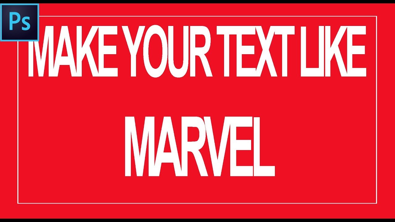 Marvel Studios Logo Font Generator