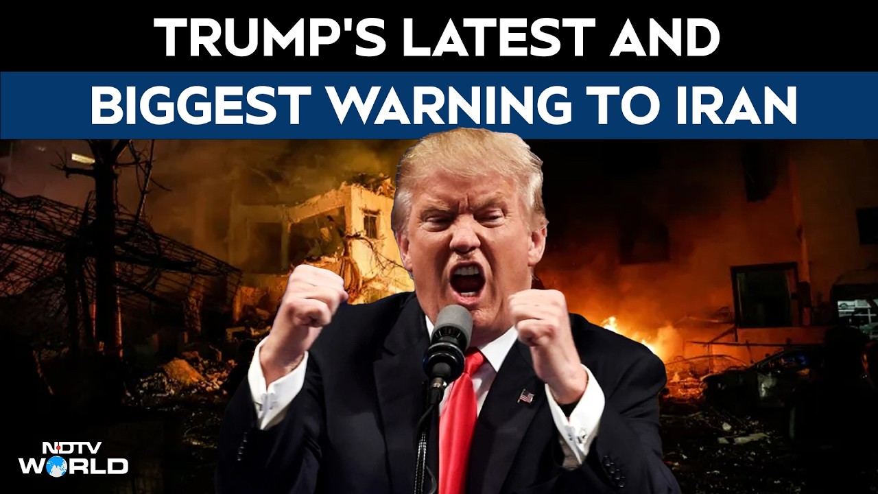 Iran News | Donald Trump Urges Iran To Lay Down Arms, Claims Ongoing Destruction of Missiles