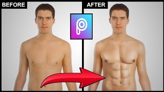 How to make PicsArt Six Pack Realistic Editing || Make Realistic Six Pack|| Lightroom || Retouch screenshot 5