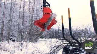 Cut With The Biojack Felling Grapple