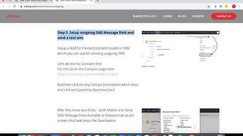 Zoho Twilio SMS Integration Setup