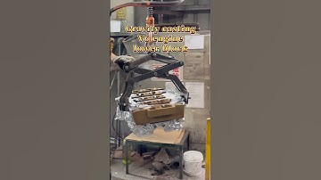 Gravity casting V6 enginelower block #youtubeshorts