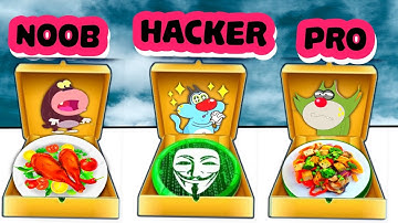 Noob vs Pro vs Hacker | In The Cook | With Oggy and Jack | Gamepie