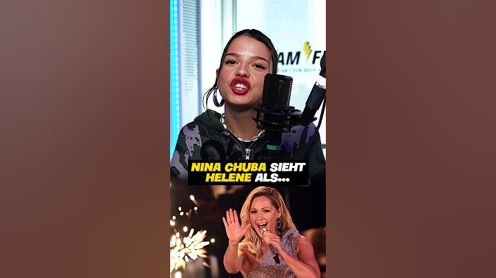 🦢 Nina Chuba sieht in Helene Fischer...