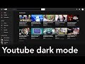 How to turn on dark mode on youtube