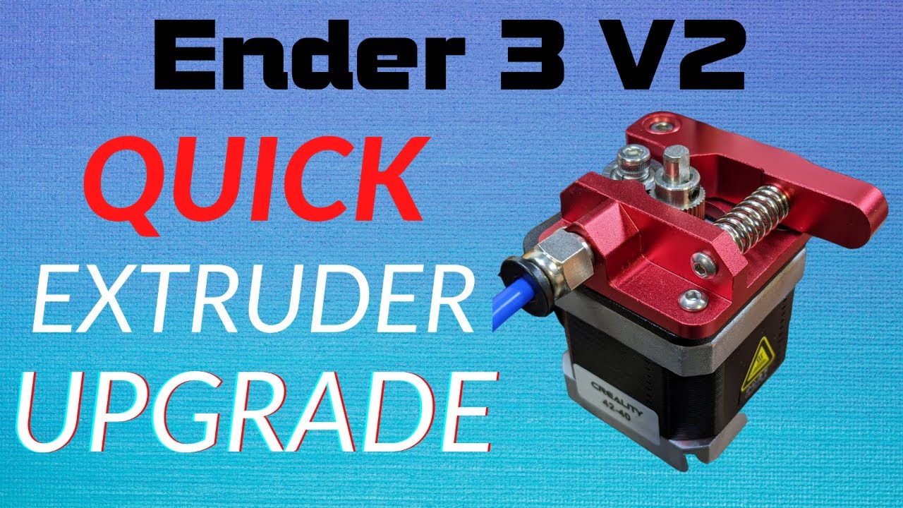 Upgrade the Ender 3 V2 Extruder in 5 Minutes - Aluminum Extruder Upgrade 