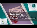 Rendering Jembatan baja ringan Untuk Lomba KJI - Kompetisi Jembatan Indonesia