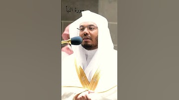 فضيلة أ.د الشيخ ياسر الدوسري ما تيسر من سورة النبأ #القران #غريد_الحرم #ياسرالدوسري #المصحف _المرتل