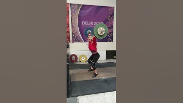 85kg Drop Snatch + Overhead Squat | #shorts