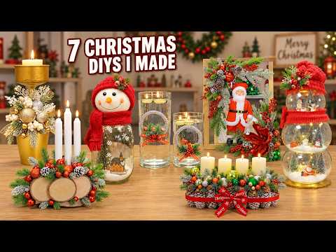 7 Christmas DIYs I Made with Things I Already Had at Home