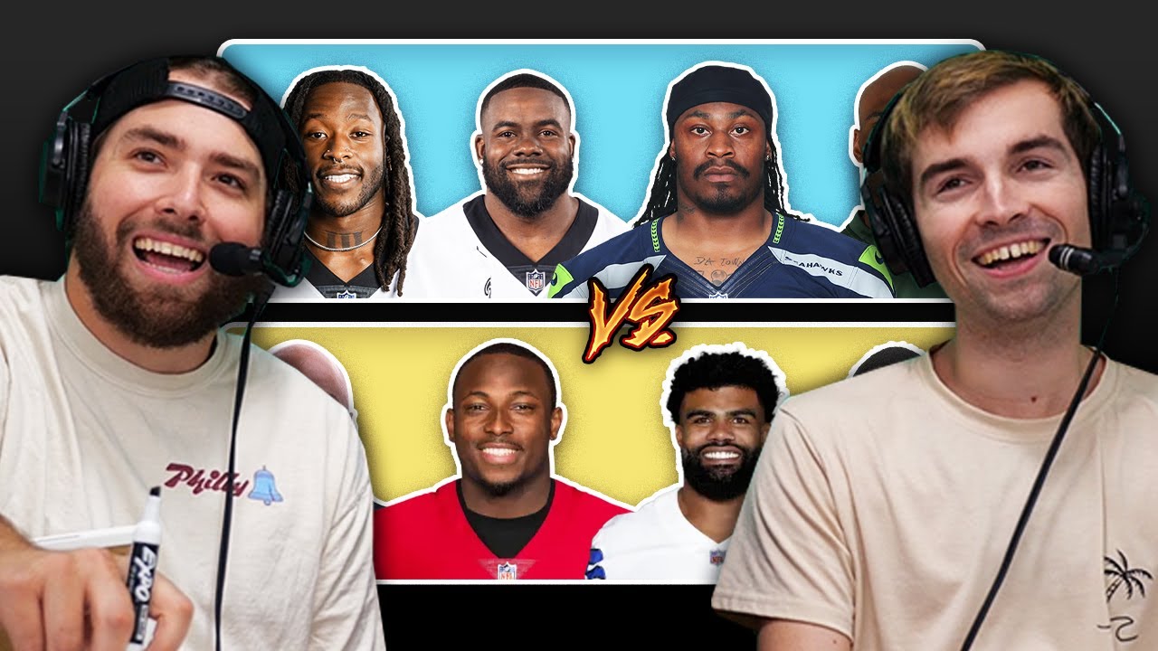 Who can Draft a lineup with the most RUSHING Yards ALL TIME? (NFC Edition)