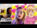 Turning strangers into ANIME Drawing on Omegle "Cutest Reactions" | rooneyojr