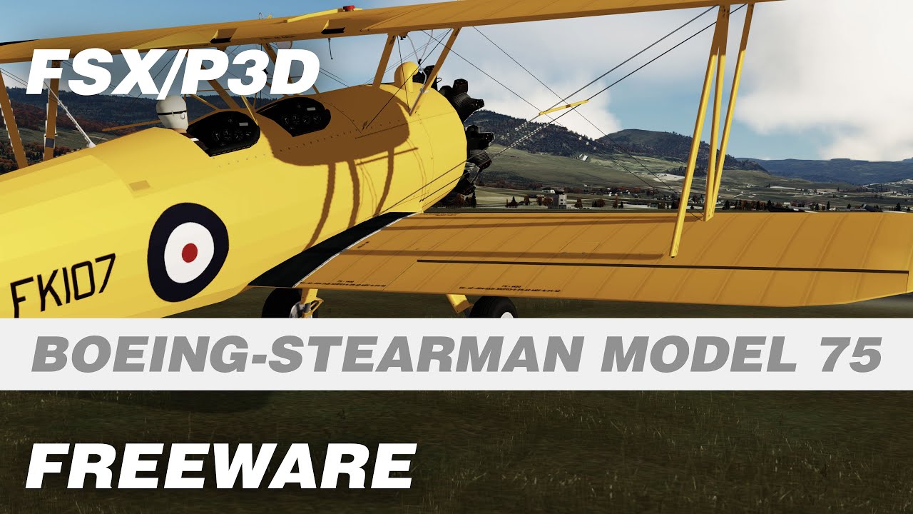 Preview for Boeing-Stearman Model 75 Mega Pack