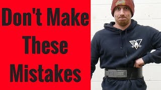 How to Use a Belt for Powerlifting | Common Mistakes