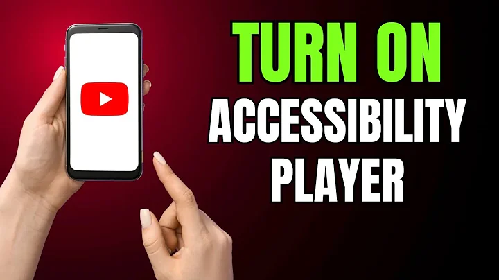 How to ENABLE Accessibility Player on YouTube NOW!