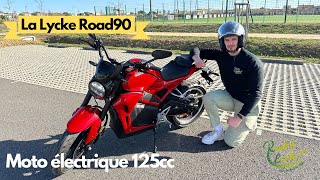 LYCKE ROAD90 | La moto électrique 125cc Urbaine, légère et dynamique