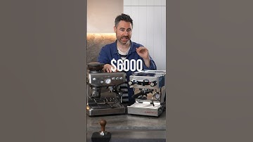 $800 vs $6000 home espresso machine