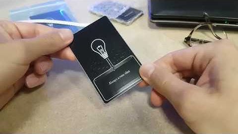 PCB Business Card with NFC