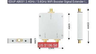 EDUP AB031 2.4GHz / 5.8GHz WiFi Booster Signal Extender IEEE 8... — Hot Deal 2026 | Limited Offer!