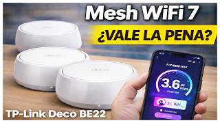 TP-Link Deco BE22 WiFi 7 Mesh BE3600 | Unboxing, Instalación y Prueba de Velocidad