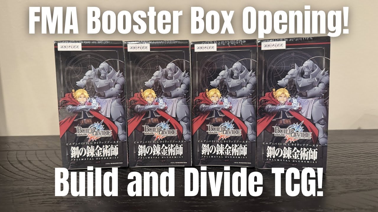 Full Metal Alchemist Booster Box Opening! Build Divide TCG! Full Metal Alchemist Booster Box Opening! Build Divide TCG!