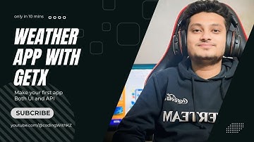 Build a Weather App with GetX and Get_Cli | Flutter Tutorial