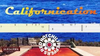 Red Hot Chili Peppers - Californication Bass Tabs