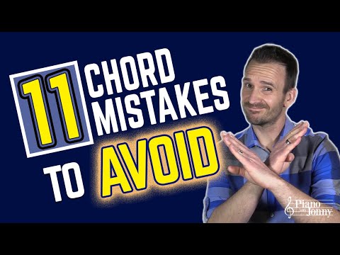 11 Piano CHORD MISTAKES to Avoid ⚠️