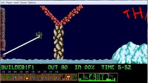 My first Lemmini Custom Level