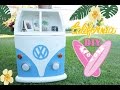 CARDBOARD FURNITURE TUTORIAL VOLKSWAGEN CALIFORNIA-RECYCLED CRAFTS - DIY - Mery