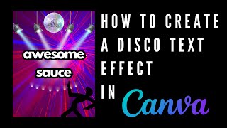 How to Create a Disco Text Effect in Canva screenshot 2