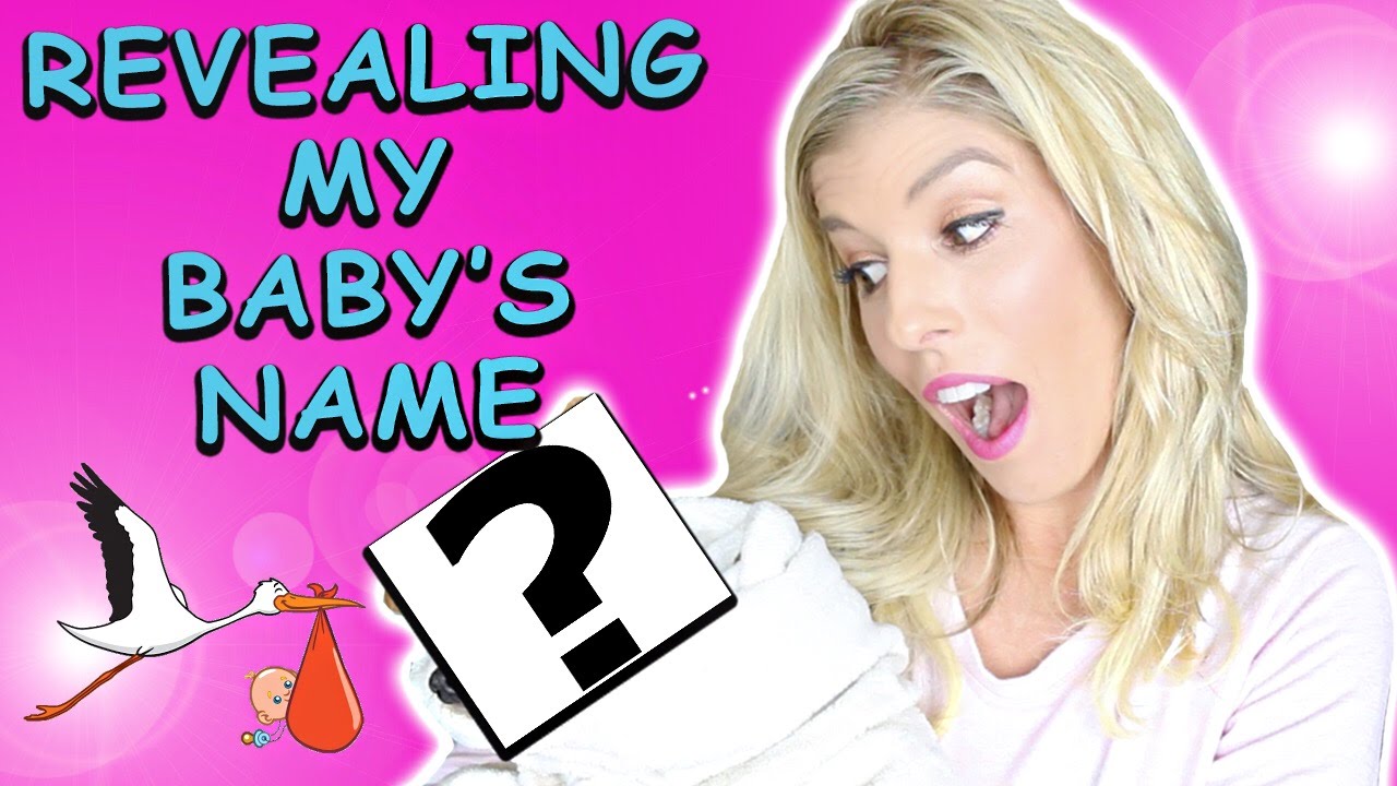 Revealing My Baby's Name - YouTube