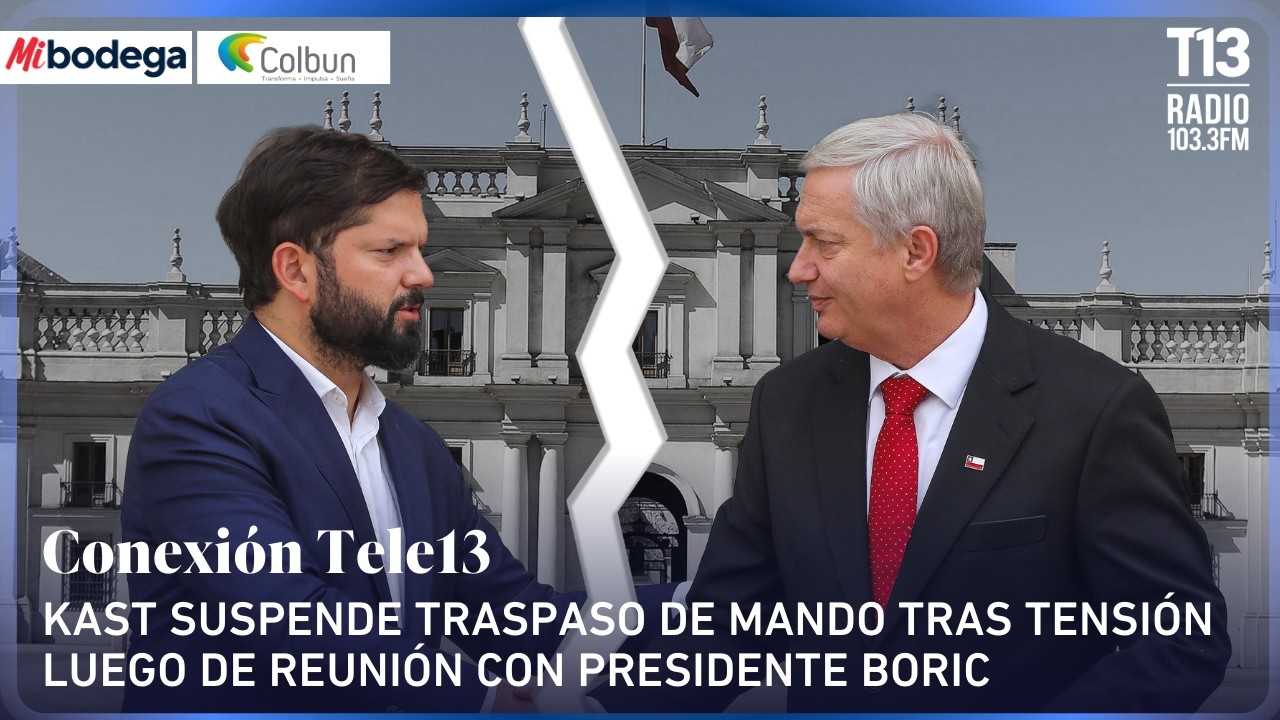 Kast suspende traspaso de mando tras tensión luego de reunión con Presidente Boric | Conexión Tele13